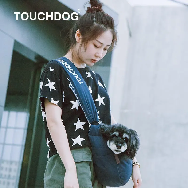 Touchdog 'Toga Bark' Over-The-Shoulder Hands-Free Pet Carrier