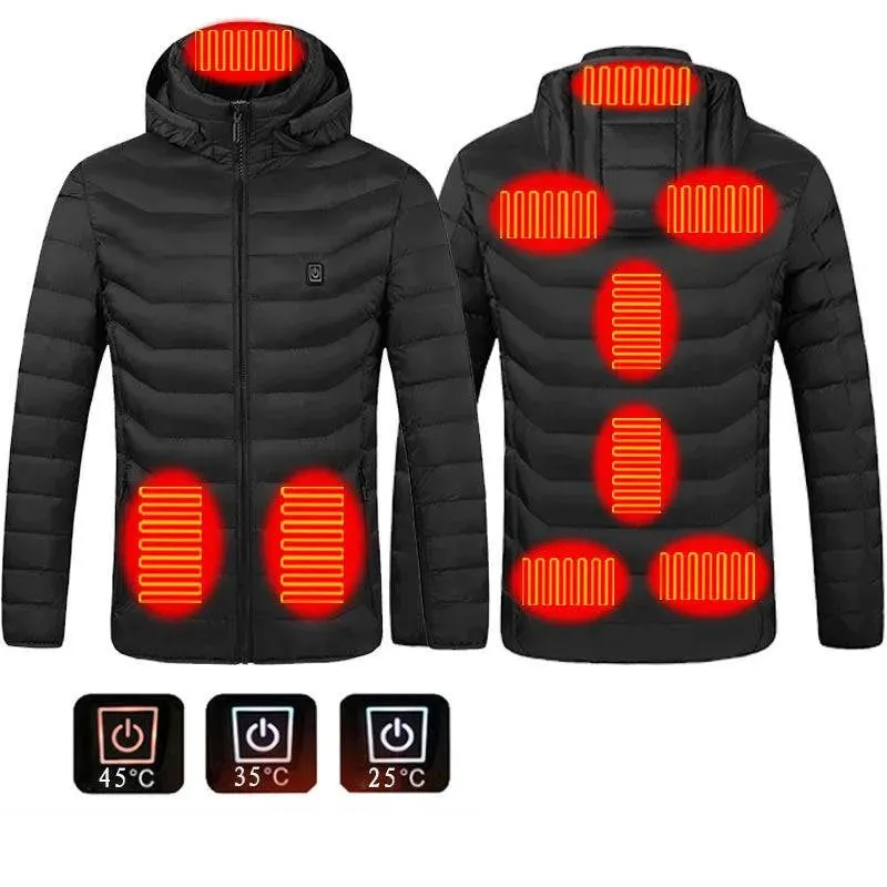 USB Heated Jacket for Men - Winter Fashion