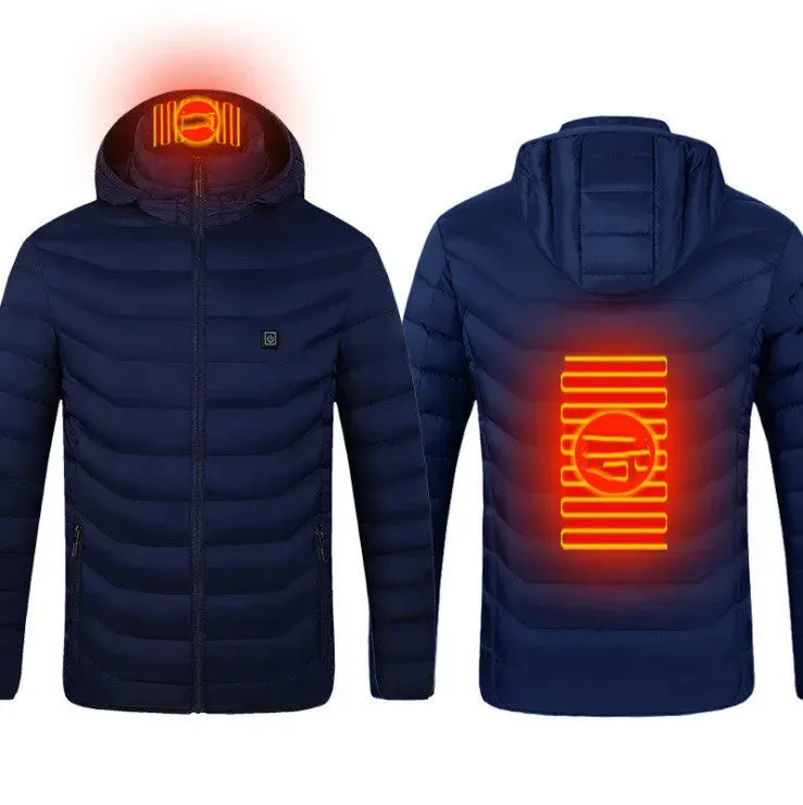 USB Heated Jacket for Men - Winter Fashion