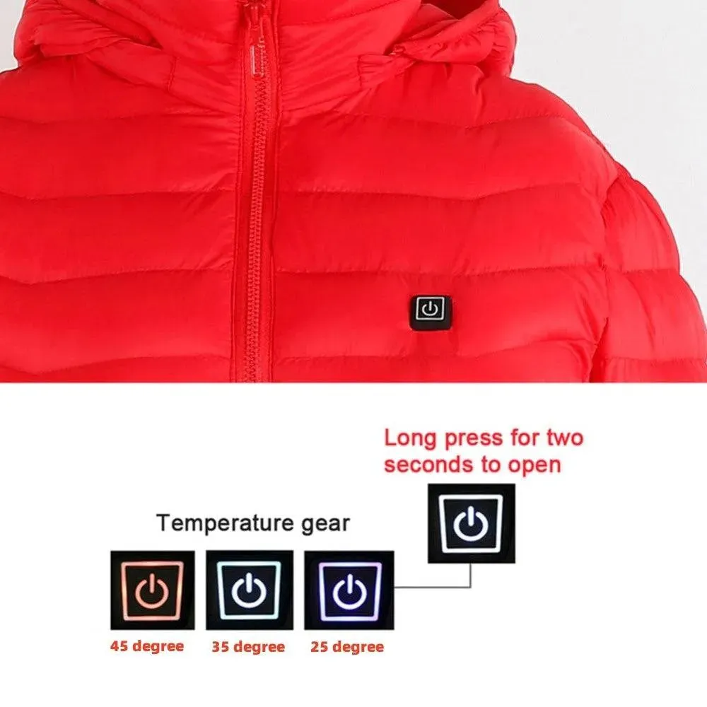 USB Heated Jacket for Men - Winter Fashion