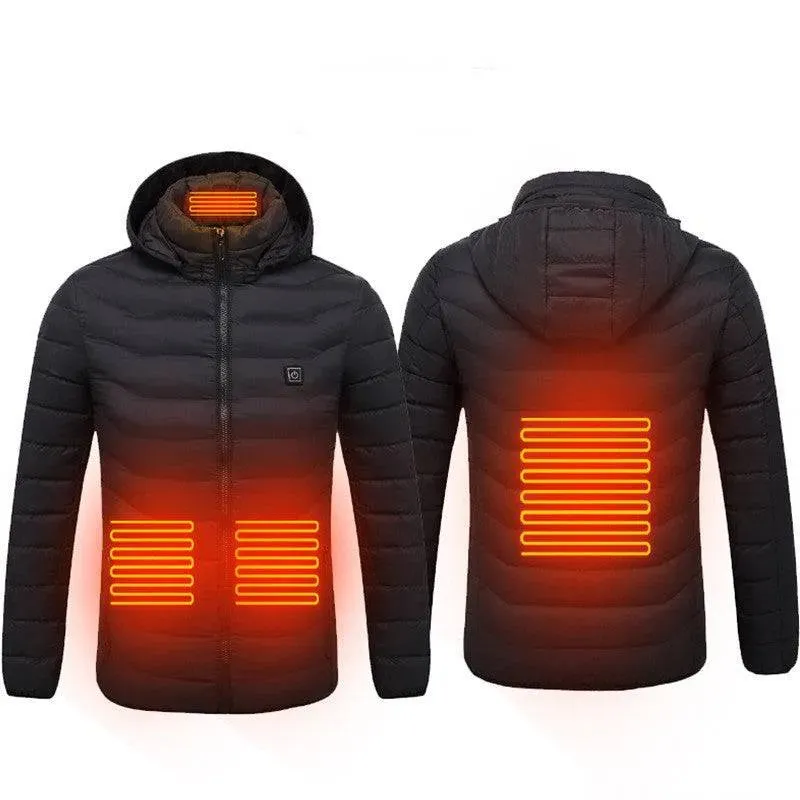 USB Heated Jacket for Men - Winter Fashion