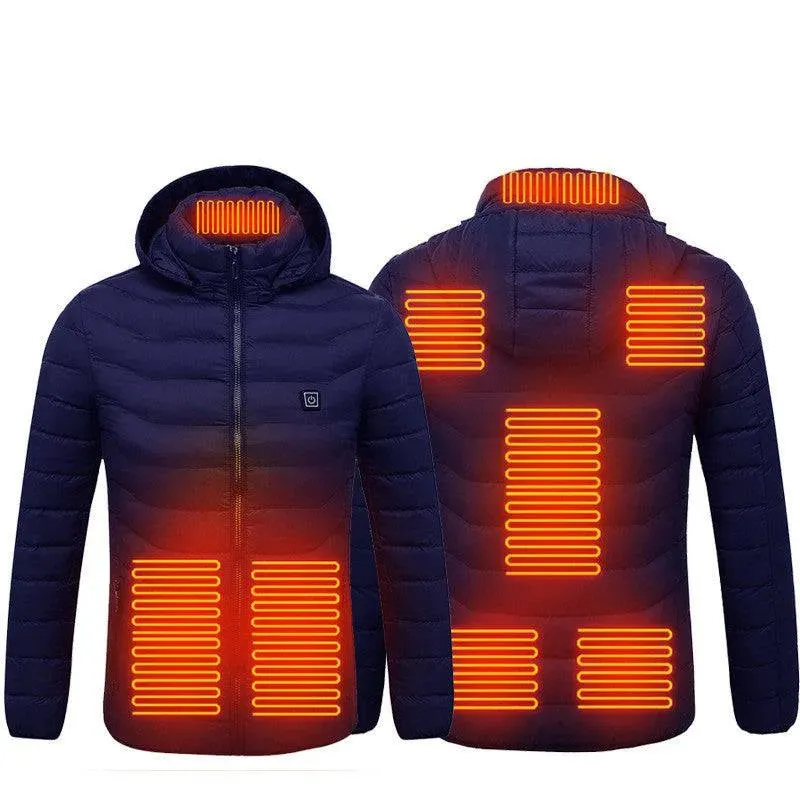USB Heated Jacket for Men - Winter Fashion