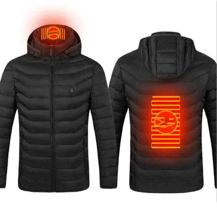 USB Heated Jacket for Men - Winter Fashion