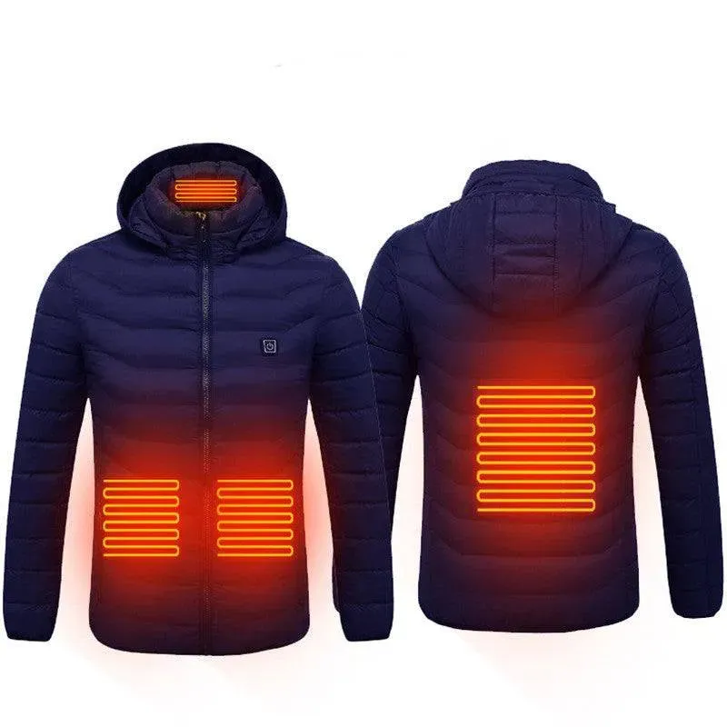 USB Heated Jacket for Men - Winter Fashion