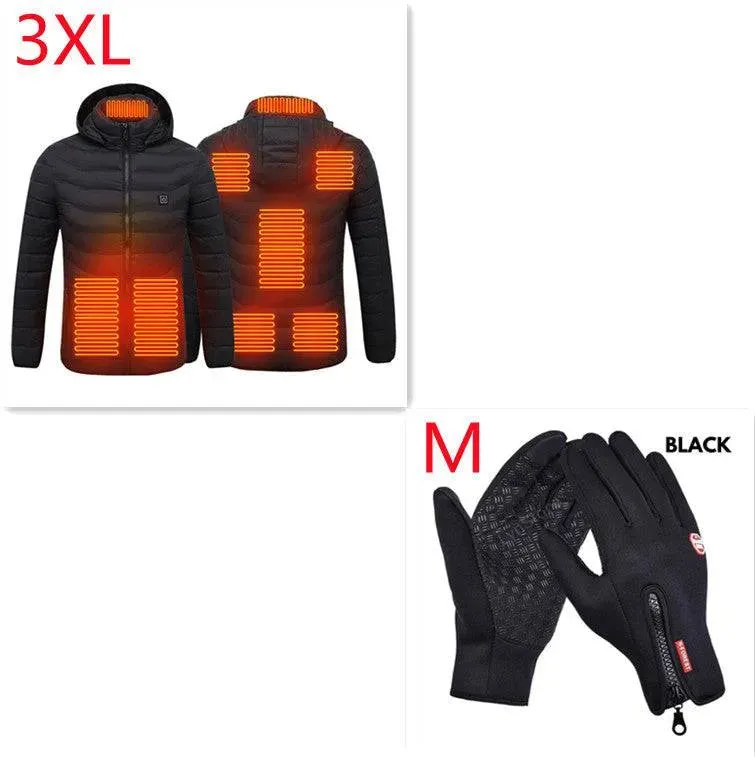USB Heated Jacket for Men - Winter Fashion