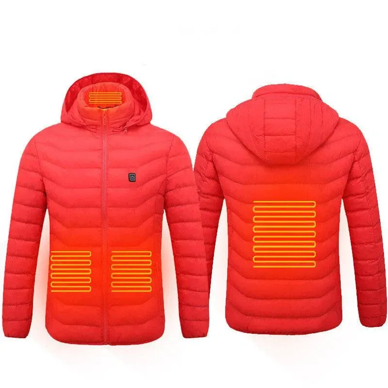 USB Heated Jacket for Men - Winter Fashion