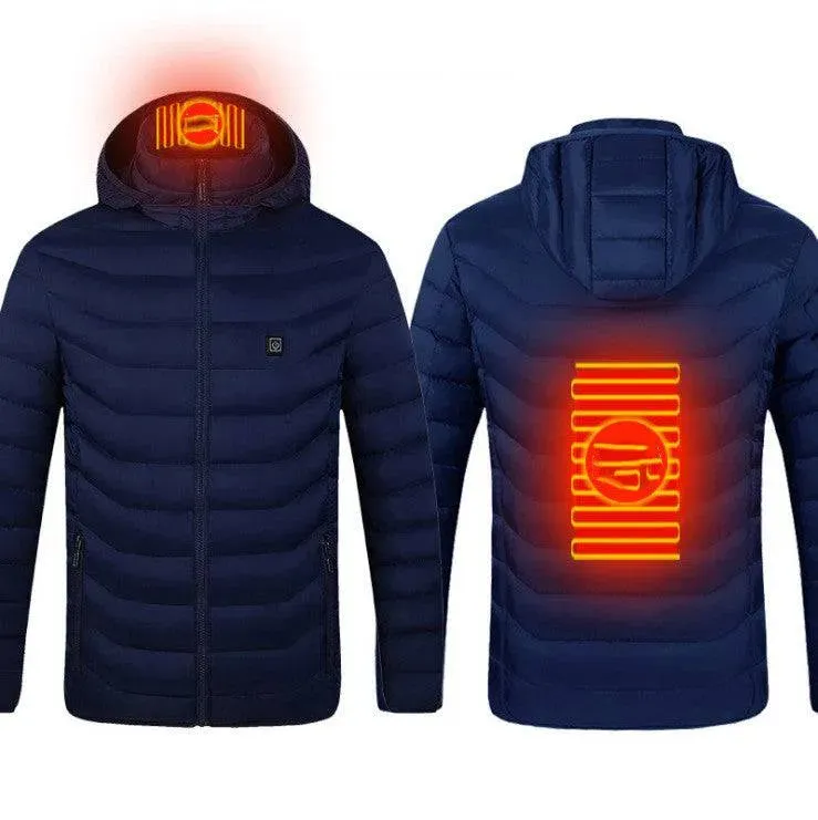 USB Heated Jacket for Men - Winter Fashion
